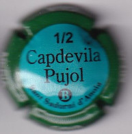 PLACA DE CAVA CAPDEVILA PUJOL COLOR NEGRO Y AZUL (CAPSULE) - Sparkling Wine