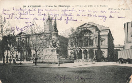 FRANCE - Avignon - Place De L'horloge - Carte Postale Ancienne - Avignon