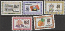 Antigua 1977 SG 562-6  Statehood Unmounted Mint - 1960-1981 Interne Autonomie