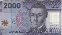 CHILE   2'000  Pesos  "dated 2014  Polimer " P162d  ( Manuel Rodrigues Erdoyza+Nalcas National Park At Back) - Chili