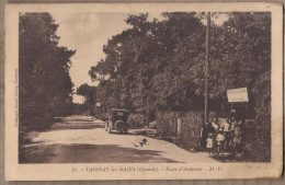 CPA 33 - TAUSSAT Les BAINS - Route D'Andernos - ANIMATION Devant Entrée Buvette De La Gare + AUTOMOBILE - Altri & Non Classificati