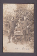 Carte Photo Guerre 14-18 Vitré  Militaires Sapeurs 106ème Groupe ( Photo Franco Belge  3969) - Vitre