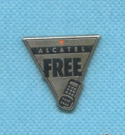 Rare Pins Alcatel Telephone Zamac Z513 - Markennamen