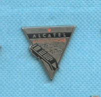 Rare Pins Alcatel Telephone Zamac Z514 - Trademarks