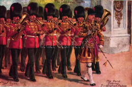 ** T2 Goldstream Guards, The Band Entering The Buckingham Palace, Military In London, Raphael Tuck & Sons, Oilette Postc - Unclassified