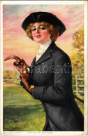 * T2/T3 The Joy Of The Hunt. Lady Art Postcard S: W. Haskell Coffin (EK) - Unclassified