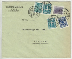 Oesterreich / Austria 1932, Brief Wien - Glarus (Schweiz) - Briefe U. Dokumente