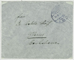 Oesterreich / Austria 1920, Brief Feldkirch - Glarus (Schweiz), Inflation, Frankatur Rückseite - Cartas & Documentos