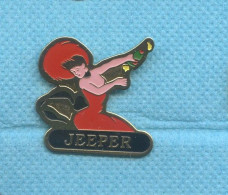 Rare Pins Femme Fille Pin Up Jeeper Z527 - Pin-ups