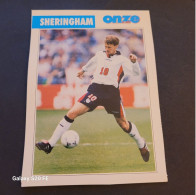 Fiche Illustrée Sport Football ** Onze Mondial   ** Angleterre ** Teddy Sheringham - Sport