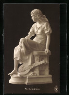 AK Marmorstatue Mignon, Aizelin  - Skulpturen