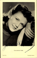 CPA Schauspielerin Geraldine Katt, Portrait, Autogramm - Attori