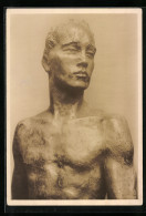 AK Bronzestatue Herabschreitender 1928, Georg Kolbe  - Sculptures