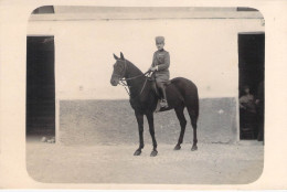 27126 " UFFICIALE ITALIANO A CAVALLO-1923 " VERA FOTO-CART. POST. NON SPED. - Regimente