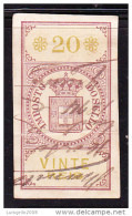 Fiscal/ Revenue, Portugal 1879 - Imposto Do Sello -|- 20 Reis - Oblitérés