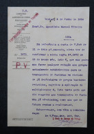 Portugal Chemin De Fer 1934 Lettre De Réponse Demande De Remise Portuguese Railway Discount Request Response Letter - Portugal