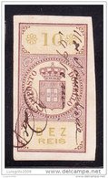 Fiscal/ Revenue, Portugal 1879 - Imposto Do Sello -|- 10 Reis - Used Stamps