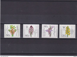 RFA 1984 ORCHIDEES  Yvert 1058-1061, Michel 1225-1228 NEUF** MNH Cote Yv: 9 Euros - Unused Stamps