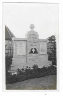 CPA CARTE PHOTO BLIGNY, MONUMENT AUX MORTS 1914 - 1918, MARNE 51 - Andere & Zonder Classificatie