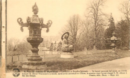 Postcard Belgium Mariemont Castle Japanese Budha Lanterns - Sonstige & Ohne Zuordnung