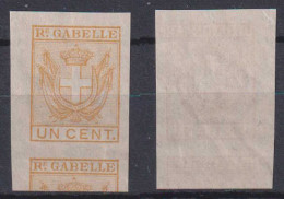 Italy Ca 1890 Revenue 1c RE. GABELLE (*) Mint - Fiscali