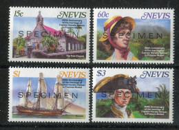 "NEVIS" 1987, Mi. 462-465 Mit Aufdruck "SPECIMEN" ** (R2115) - St.Kitts And Nevis ( 1983-...)