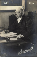 CPA Otto Von Bismarck, Duc Zu Lauenburg, Bundeskanzler, Am Schreibtisch, 1815-1915, Liersch 7283 - Historische Figuren