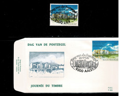 1991 2404 FDC ( Aalst ) & Zegel Postfris Met 1édag Stempel Lier : "  Dag Van De Postzegel /Journée Du Timbre 1991 " - 1991-2000