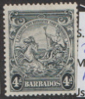 Barbados  1938 SG 253  4d  Perf  13.1/2    Mounted Mint - Barbades (...-1966)