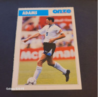 Fiche Illustrée Sport Football ** Onze Mondial   ** Angleterre **  Tony Adams - Sports