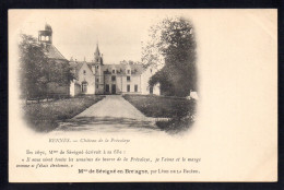 35 Chateaux De Bretagne - RENNES - Chateau De La Prévalaye - Rennes