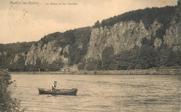 Postcard Belgium Marich Les Dames La Meuse Et Les Rochers Rowboat - Autres & Non Classés