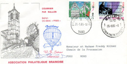 Courrier Ballon 1985 - Souvenir Cards - Joint Issues [HK]