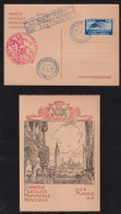 Italy 1946 Perfin Postcard VENEZIA Veneziana - Philatelistische Karten