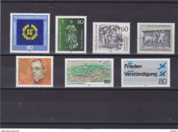 RFA 1984  Yvert 1044-1045 +1047 + 1049 + 1054 + 1063 NEUF** MNH Cote : 11 Euros - Unused Stamps