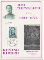 Le Roi Chevalier 1974 - Cartes Souvenir – Emissions Communes [HK]