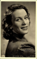 CPA Schauspielerin Anneliese Uhlig, Portrait, Autogramm - Schauspieler