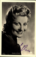 CPA Schauspielerin Gisela Uhlen, Portrait, Ross Verlag A 3341 1, Tobis Film, Autogramm - Attori