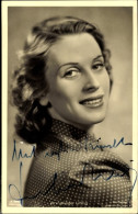 CPA Schauspielerin Anneliese Uhlig, Portrait, Autogramm - Acteurs