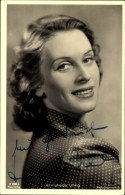CPA Schauspielerin Anneliese Uhlig, Portrait, Autogramm - Schauspieler