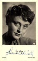 CPA Schauspielerin Luise Ullrich, Portrait, Autogramm - Attori