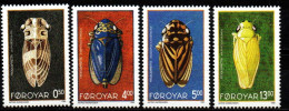 Färöer 1995 - Mi.Nr. 272 - 275 - Postfrisch MNH - Insekten Insects - Other & Unclassified