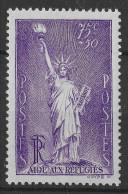 Lot N°203 N°309 , Statue De La Liberté,par Fréderic-Auguste Bartholdi (avec Charnière) - Neufs