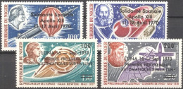 Niger 1971, Space, Galileo, Leonardo, Overp., 4val - Niger (1960-...)