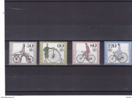 RFA 1985 BICYCLETTES Yvert 1074-1077, Michel 1242-1245 NEUF** MNH Cote Yv: 10 Euros - Ungebraucht