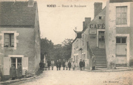 CPA Vichères-Route De Beaumont-En L'état-Timbre      L2956 - Autres & Non Classés