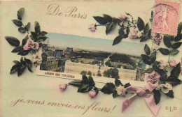 75 - Paris - Jardin Des Tuileries - Fantaisie - Fleurs - CPA - Voir Scans Recto-Verso - Parcs, Jardins