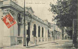 30 - Alès - Alais - Banque De France - Animée - CPA - Voir Scans Recto-Verso - Alès