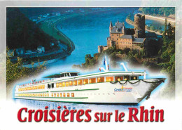 Bateaux - Bateaux Promenade - Croisières Sur Le Rhin - CroisiEurope - CPM - Voir Scans Recto-Verso - Other & Unclassified