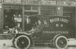 Reproduction CPA - Automobiles - Charcuterie Maison Laudet - Série 1900 - 1905 Reproduction - No 90 - CPM Format CPA - C - Other & Unclassified